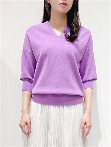 V領優美上衣