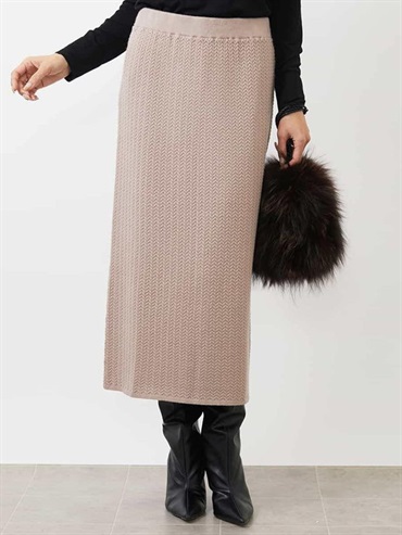 迷你麻花針織裙[成套搭配]