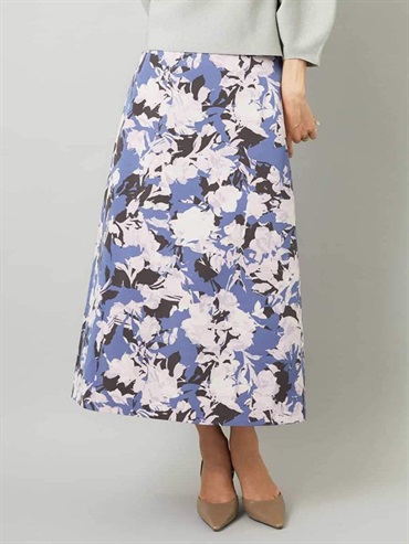 古典玫瑰印花長裙