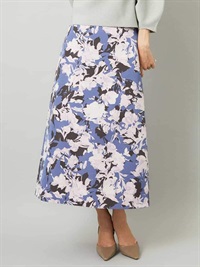 古典玫瑰印花長裙