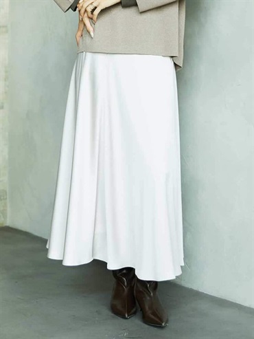 緞面魚尾裙(淺灰色(91)/38)