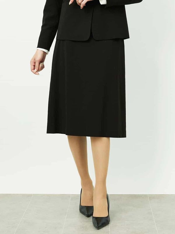 微喇叭裙[成套搭配](黑色(94)/38)