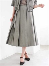 百褶長裙[成套搭配]