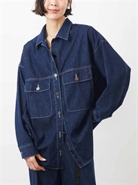 丹寧工裝外套[可機洗/日本製]