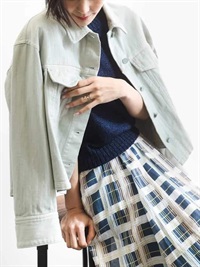 丹寧雙口袋布勞森[成套搭配]