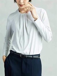蝴蝶結領風格上衣[日本製]