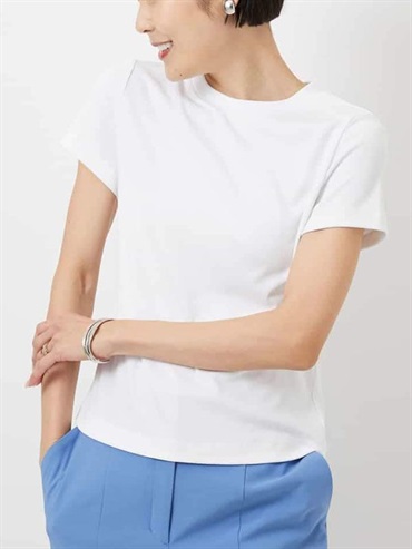極簡質感 T 恤[機能遮熱素材](白色(90)/38)