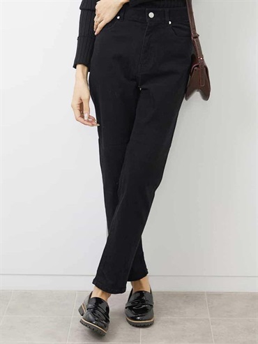 內磨毛彈性丹寧褲