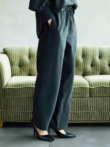 舒適長褲[成套搭配](黑色(94)/38)