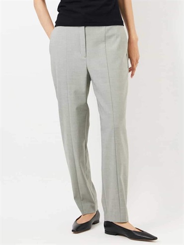 【2WAY彈性】錐形褲[日本製](淺灰色(91)/38)