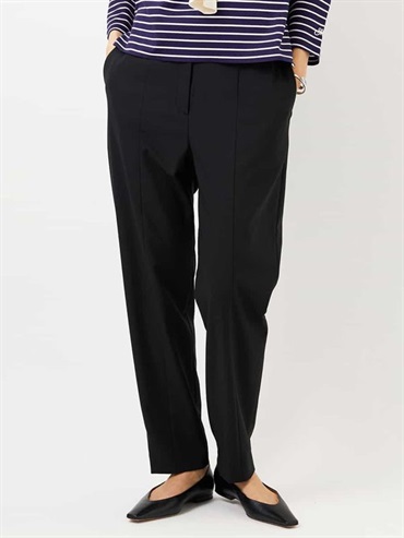 【2WAY彈性】錐形褲[日本製](黑色(94)/38)