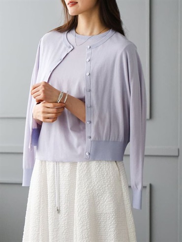 透膚針織開襟衫