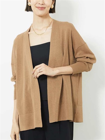 中長版透膚開襟衫