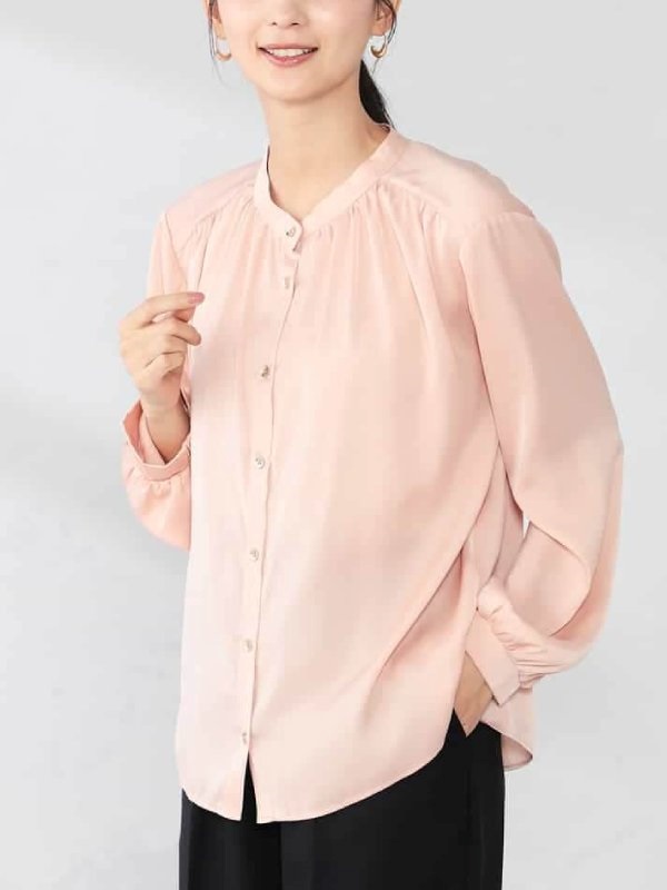 2WAY立領襯衫上衣