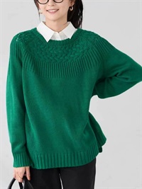 麻花針織毛衣