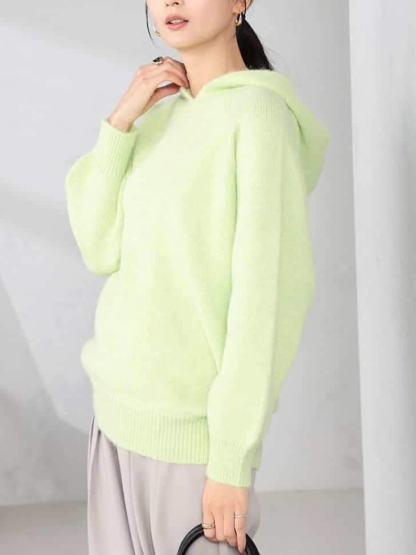 絨毛針織連帽衫