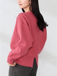 短版衛衣風針織上衣