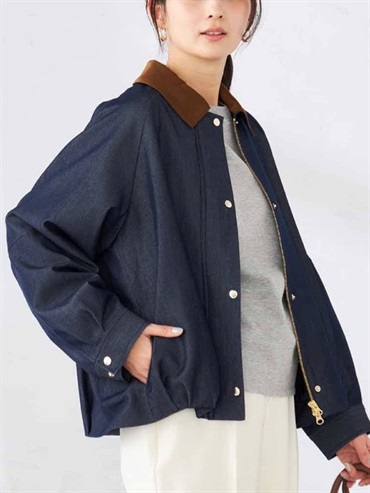 短版工作外套(海軍藍(57)/38)