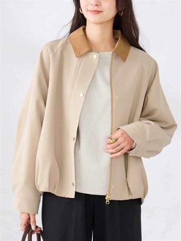 短版工作外套(米色(82)/38)