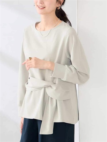 腰間綁帶上衣