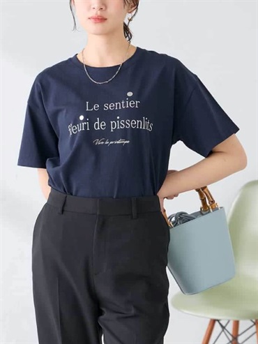 印花T恤(海軍藍(57)/36)