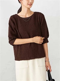 立體紋理短版上衣