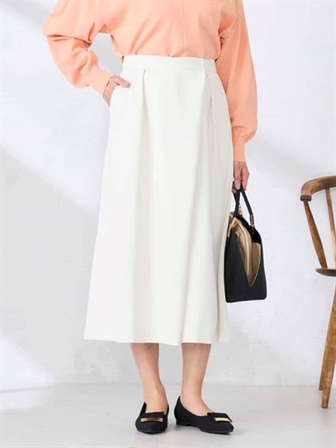 不對稱短版褲(白色(90)/36)