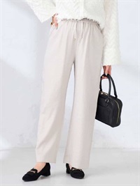 緞面寬褲