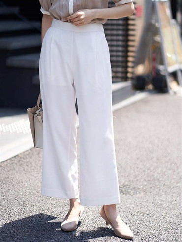 乾爽直筒褲(白色(90)/36)