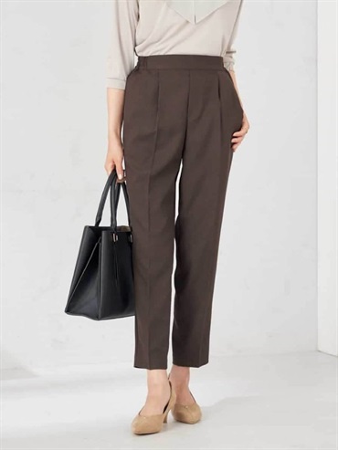 修身顯瘦錐形褲(棕色(87)/36)