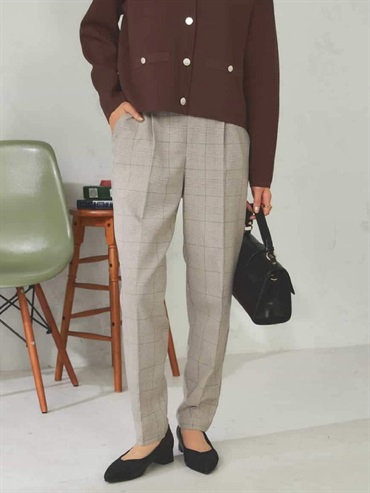 修身顯瘦錐形褲(灰色(92)/36)