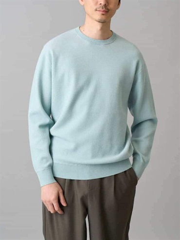 網眼圓領針織衫(淺綠色(30)/46)