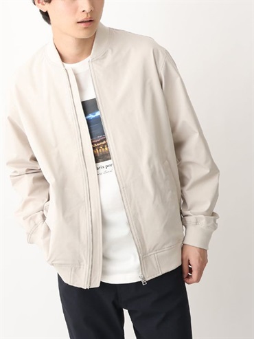 彈性短夾克(米色(82)/46)