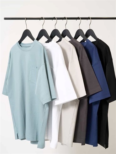 絲光平滑寬版剪裁上衣(淺綠色(30)/46)