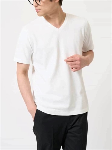 千鳥格紋V領針織上衣