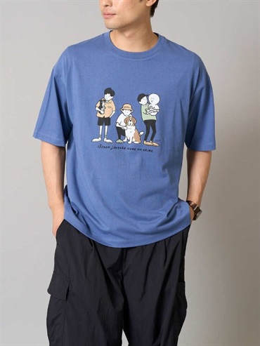 插畫家聯名寬版剪裁上衣