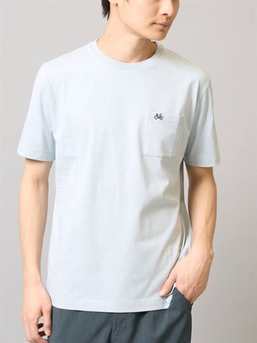 單點刺繡上衣(天藍色(50)/46)