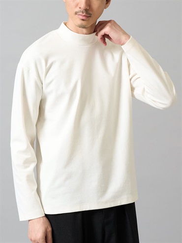 彈性布高領上衣(白色(90)/46)