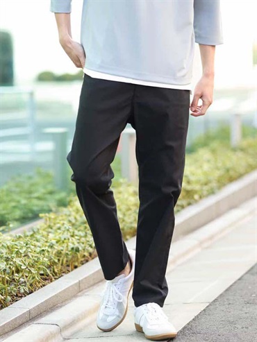 彈性合身長褲(黑色(94)/16)