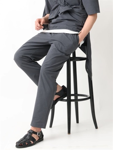 單摺寬鬆褲(深灰色(93)/46)