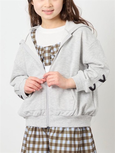 綁帶連帽外套(灰色(92)/14)