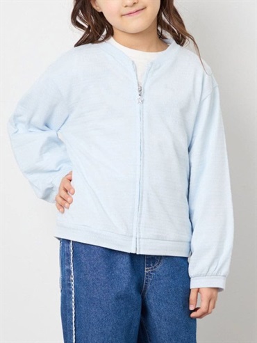 條紋提花開襟外套