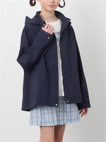 可水洗後打褶外套(海軍藍(57)/14)