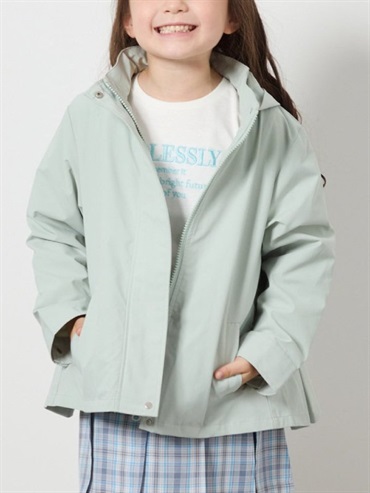 可水洗後打褶外套