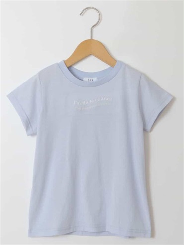 英文刺繡上衣(天藍色(50)/12)