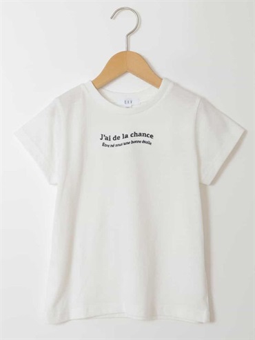 英文刺繡上衣(白色(90)/12)