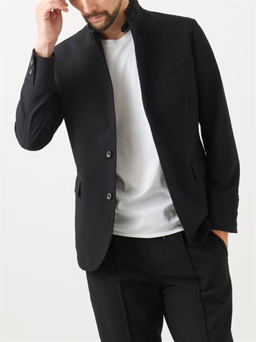 大人字紋可變式外套[成套搭配](黑色(94)/46)