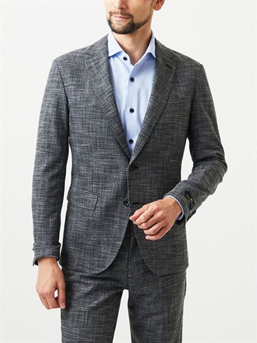 修身西裝外套[成套搭配](灰色(92)/48)