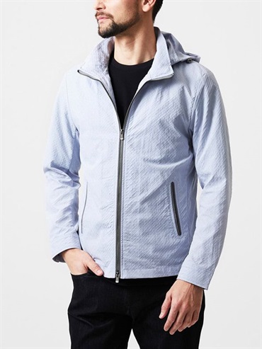 連帽立領外套[2WAY/可機洗](天藍色(50)/48)