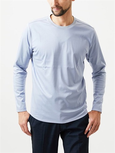 圓領上衣(天藍色(50)/48)